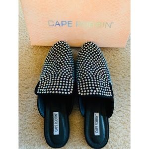 COPY - Rhinestone Mule/ black